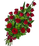 Classic Red Roses Sheaf - Flowers Box London