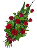 Classic Red Roses Sheaf - Flowers Box London