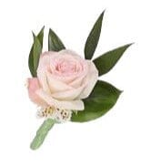 Classic Roses Buttonhole - Flowers Box London