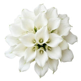 Classic White Calla Lily Bridal Bouquet - Flowers Box London