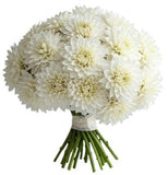 Classic White Dahlia Bouquet - Flowers Box London