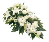 Classic White Funeral Spray - Flowers Box London