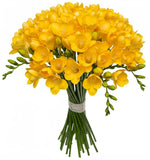 Classic Yellow Freesia Bouquet - Flowers Box London