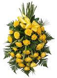 Classic Yellow Roses Sheaf - Flowers Box London