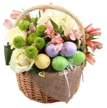 Colored Easter Basket