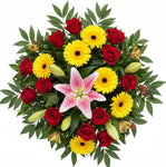 Colored Floral Trio Bouquet