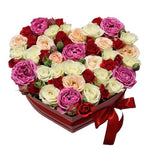 Colored Spray Roses Box