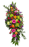 Colourful Flowers Casket Cover - Flowers Box London