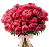 Coral Peonies Bouquet - Flowers Box London