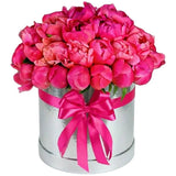 Coral Peonies Box - Flowers Box London