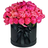 Coral Peonies Box - Flowers Box London
