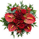 Crimson Desire Bloom Bouquet