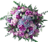 Crystal Meridian Blue Bouquet - Flowers Box London