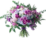 Crystal Meridian Blue Bouquet - Flowers Box London