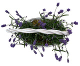 Cute Basket of Scented Lavendula - Flowers Box London