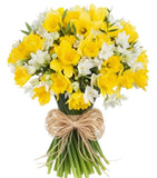 Cute Bouquet of Daffodils and Narcissus - Flowers Box London