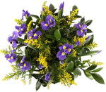 Cute Bouquet of Iris with Solidago - Flowers Box London