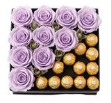 Cute Box of Roses and Chocolate - Flowers Box London