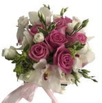 Cute Box Roses and Cymbidium Orchids