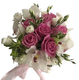 Cute Box Roses and Cymbidium Orchids