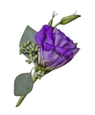 Cute Lisianthus Buttonhole