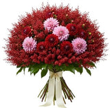 Dahlia and Astilbe Pretty Bouquet - Flowers Box London
