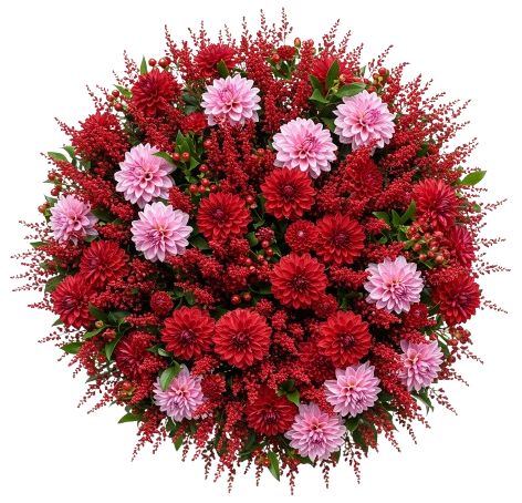 Dahlia and Astilbe Pretty Bouquet