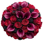 Dark Romance in Bloom Bouquet - Flowers Box London
