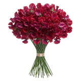 Deep Red Sweet Pea Bouquet