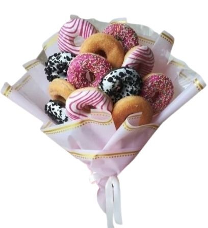 Delicious Sweet Bouquet of Doughnut - Flowers Box London