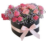 Delightful Box of Spray Roses - Flowers Box London