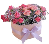 Delightful Box of Spray Roses - Flowers Box London