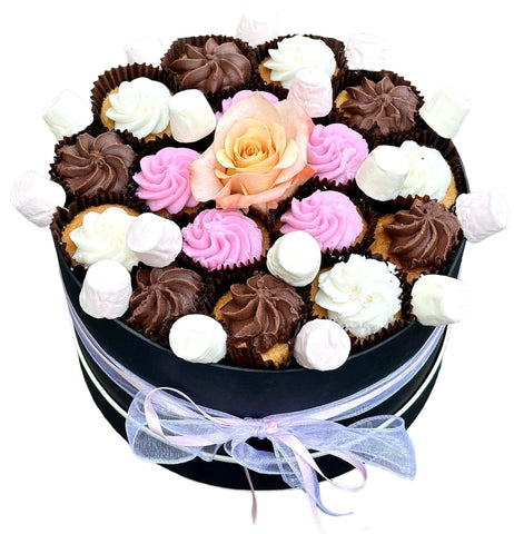 Delightful Cupcakes Box with Marshmallows - Flowers Box London