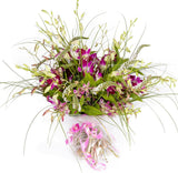 Dendrobium Orchids with Veronica Bouquet - Flowers Box London