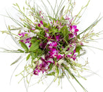 Dendrobium Orchids with Veronica Bouquet - Flowers Box London