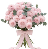 Dhalia Bouquet with Eucalyptus - Flowers Box London