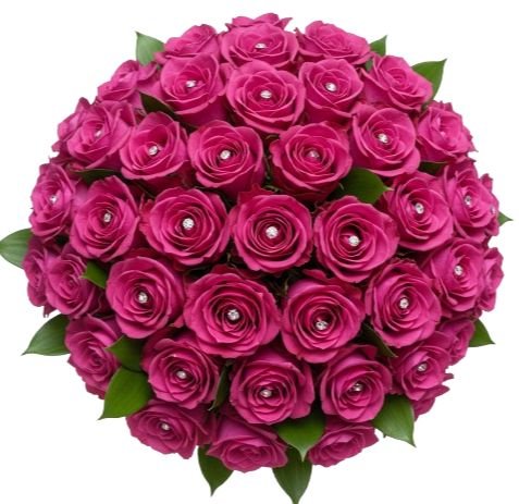 Diamond Glow Bouquet - Flowers Box London