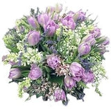 Double Lavender Tulips and Lilac Bouquet - Flowers Box London