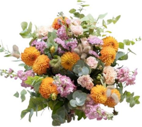 Dream Garden Bouquet with Dahlia - Flowers Box London