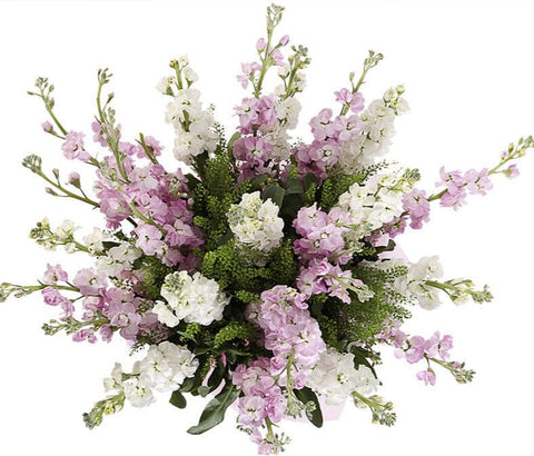 Duo Colour of Stock With Green Bell Bouquet