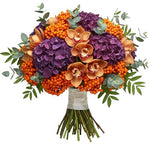 Dusky Elegance with Orchid Bouquet