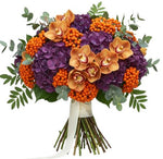 Dusky Elegance with Orchid Bouquet