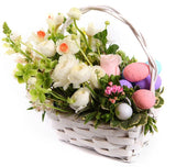 Easter Basket of Narcissus and Ranunculus