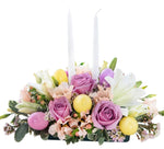 Easter Pink Arrangement Box with Candles