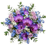 Eternal Bloom in Lavender Bouquet - Flowers Box London