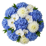 Ethereal White Bloom Cluster Bouquet - Flowers Box London