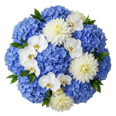 Ethereal White Bloom Cluster Bouquet