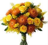 Exotic and Mimosa Bouquet - Flowers Box London