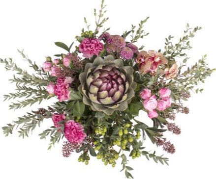 Exotic Cynara in Pink Blooms Bouquet