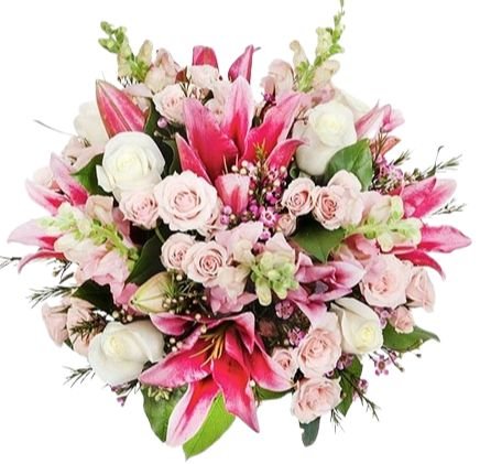 Expression of Pink Bouquet - Flowers Box London
